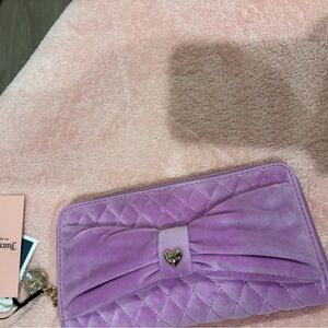 Juicy Couture Pink Quilted Wallet